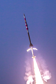 rocket carrying ASPIRE launching 3