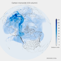 thumb for Arctic Fires 2019: Carbon Monoxide