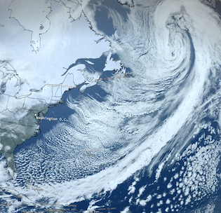  GEOS-FP Excels At Predicting Presidents' Week Mid-Atlantic Snowfall  thumbnail